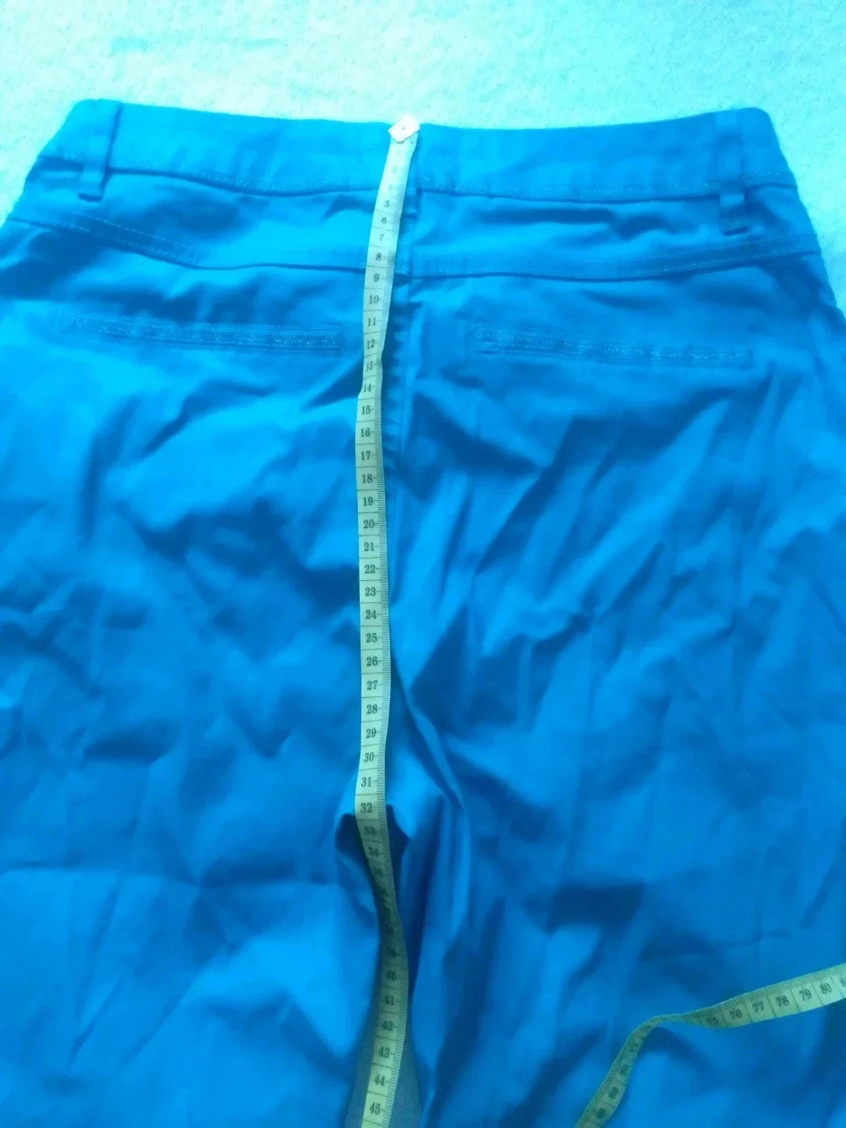 Blauwe gecoate jeans – photo 10